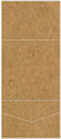 Natural Kraft Pocket Invitation Style A7 (7 1/4 x 7 1/4) 10/Pk