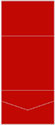 Firecracker Red Pocket Invitation Style A7 (7 1/4 x 7 1/4) 10/Pk