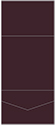 Eggplant Pocket Invitation Style A7 (7 1/4 x 7 1/4) 10/Pk