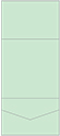 Green Tea Pocket Invitation Style A7 (7 1/4 x 7 1/4) 10/Pk