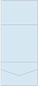 Blue Feather Pocket Invitation Style A7 (7 1/4 x 7 1/4) 10/Pk