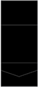 Black Pocket Invitation Style A7 (7 1/4 x 7 1/4) 10/Pk