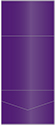 Purple Pocket Invitation Style A7 (7 1/4 x 7 1/4) 10/Pk