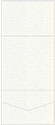 White Pearl Pocket Invitation Style A7 (7 1/4 x 7 1/4) 10/Pk