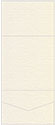 Natural White Pearl Pocket Invitation Style A7 (7 1/4 x 7 1/4) 10/Pk