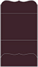 Eggplant Pocket Invitation Style A9 (5 1/4 x 7 1/4) - 10/Pk