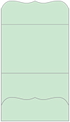 Green Tea Pocket Invitation Style A9 (5 1/4 x 7 1/4) - 10/Pk