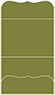 Olive Pocket Invitation Style A9 (5 1/4 x 7 1/4) - 10/Pk