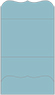 Textured Aquamarine Pocket Invitation Style A9 (5 1/4 x 7 1/4) - 10/Pk