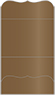 Bronze Pocket Invitation Style A9 (5 1/4 x 7 1/4) - 10/Pk