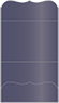 Iris Blue Pocket Invitation Style A9 (5 1/4 x 7 1/4) - 10/Pk