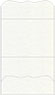 White Pearl Pocket Invitation Style A9 (5 1/4 x 7 1/4) - 10/Pk