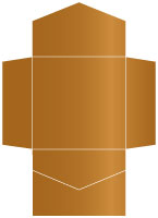 Cognac Pocket Invitation Style B2 (6 1/4 x 6 1/4) - 10/Pk