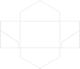 Crest Solar White Pocket Invitation Style B3 (5 3/4 x 8 3/4) - 10/Pk