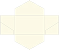 Crest Natural White Pocket Invitation Style B3 (5 3/4 x 8 3/4) - 10/Pk