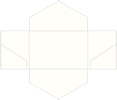 Textured Bianco Pocket Invitation Style B3 (5 3/4 x 8 3/4) - 10/Pk
