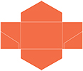 Electric Orange Pocket Invitation Style B3 (5 3/4 x 8 3/4) - 10/Pk