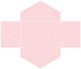 Pink Feather Pocket Invitation Style B3 (5 3/4 x 8 3/4) - 10/Pk