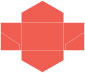 Coral Pocket Invitation Style B3 (5 3/4 x 8 3/4) - 10/Pk