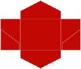 Firecracker Red Pocket Invitation Style B3 (5 3/4 x 8 3/4) - 10/Pk