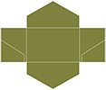 Olive Pocket Invitation Style B3 (5 3/4 x 8 3/4) - 10/Pk