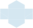 Blue Feather Pocket Invitation Style B3 (5 3/4 x 8 3/4) - 10/Pk