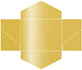 Gold Pocket Invitation Style B3 (5 3/4 x 8 3/4) - 10/Pk