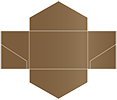 Bronze Pocket Invitation Style B3 (5 3/4 x 8 3/4) - 10/Pk