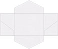 Linen Solar White Pocket Invitation Style B3 (5 3/4 x 8 3/4) - 10/Pk