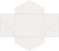 Linen Natural White Pocket Invitation Style B3 (5 3/4 x 8 3/4) - 10/Pk