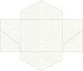 White Pearl Pocket Invitation Style B3 (5 3/4 x 8 3/4) - 10/Pk