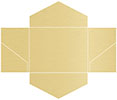 Gold Pearl Pocket Invitation Style B3 (5 3/4 x 8 3/4) - 10/Pk