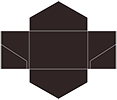 Linen Black Pocket Invitation Style B3 (5 3/4 x 8 3/4) - 10/Pk
