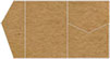 Natural Kraft Pocket Invitation Style B5 (5 1/4 x 7 1/4) - 10/Pk