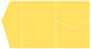 Lemon Drop Pocket Invitation Style B5 (5 1/4 x 7 1/4) - 10/Pk