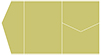 Tropical Green Pocket Invitation Style B5 (5 1/4 x 7 1/4) - 10/Pk