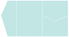 Daffy Blue Pocket Invitation Style B5 (5 1/4 x 7 1/4) - 10/Pk