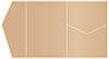 Cappuccino Pocket Invitation Style B5 (5 1/4 x 7 1/4) - 10/Pk