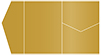 Antique Gold Pocket Invitation Style B5 (5 1/4 x 7 1/4) - 10/Pk