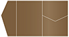 Bronze Pocket Invitation Style B5 (5 1/4 x 7 1/4) - 10/Pk