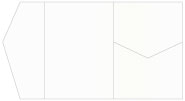Crystal Pocket Invitation Style B5 (5 1/4 x 7 1/4) - 10/Pk