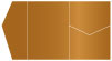 Cognac Pocket Invitation Style B5 (5 1/4 x 7 1/4) - 10/Pk