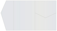Silver Pocket Invitation Style B5 (5 1/4 x 7 1/4) - 10/Pk