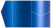 Blue Silk Pocket Invitation Style B5 (5 1/4 x 7 1/4) - 10/Pk