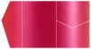 Pink Silk Pocket Invitation Style B5 (5 1/4 x 7 1/4) - 10/Pk