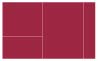 Pomegranate Pocket Invitation Style B7 (5 1/4 x 7 1/4) - 10/Pk