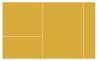 Rich Gold Pocket Invitation Style B7 (5 1/4 x 7 1/4) - 10/Pk