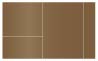Bronze Pocket Invitation Style B7 (5 1/4 x 7 1/4) - 10/Pk
