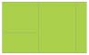 Sour Apple Pocket Invitation Style B7 (5 1/4 x 7 1/4) - 10/Pk
