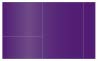 Purple Pocket Invitation Style B7 (5 1/4 x 7 1/4) - 10/Pk